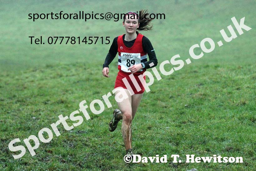 Womens under-17s and under-20s, NECAA Junior Cross Country Relays, Thornley Farm, Peterlee, Saturday, December 12th. Photo: David T. Hewitson/Sports for All Pics
